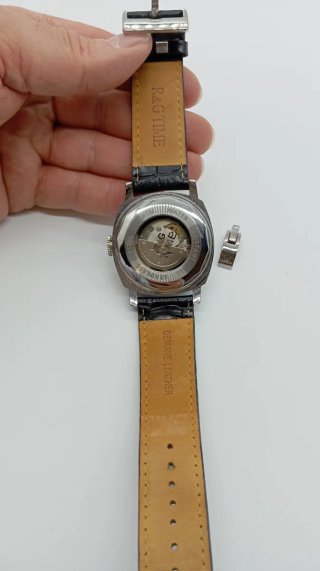 Orologio R&G TIME Automatico Pelle Nera