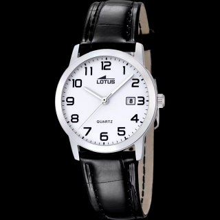 Reloj Lotus Mujer Blanco y Negro