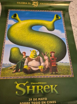 Póster Shrek 25 Aniversario
