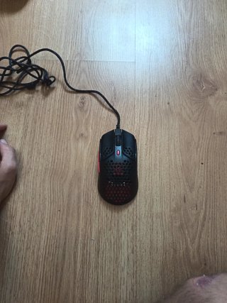 HyperX Pulsefire Haste Ratón Gaming Negro/Rojo