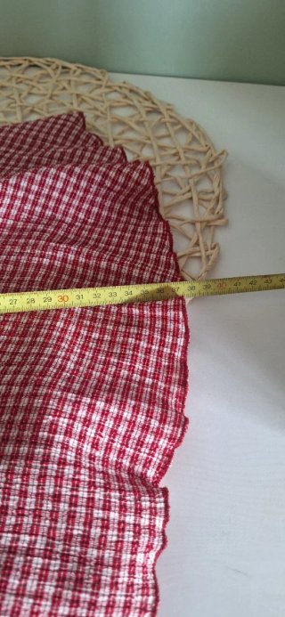 Falda pantalón Zara cuadros roja Talla M