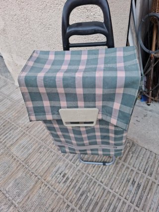 Carro de compra con ruedas