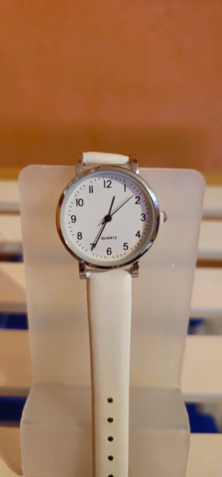 Conjunto Reloj blanco y pulsera