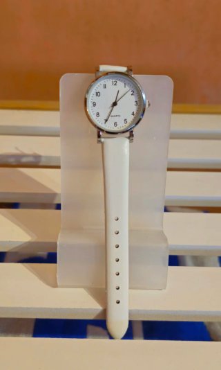 Conjunto Reloj blanco y pulsera