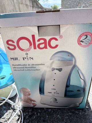 Humidificador Solac Mr. Pun Pingüino Azul