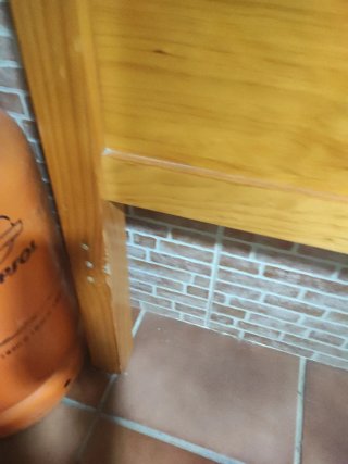 Cabecero de cama madera y metal