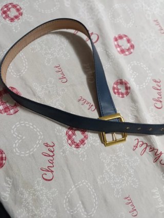 Cintura 90 cm con fibbia dorata