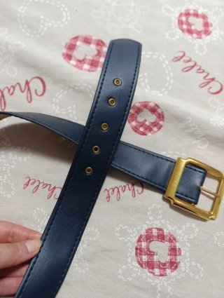Cintura 90 cm con fibbia dorata