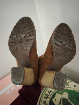 Botines Bershka Marrones Talla 38