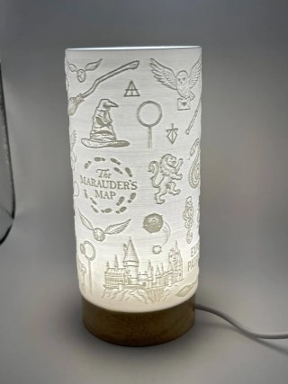 Lámpara Harry Potter USB Artesanal 3D
