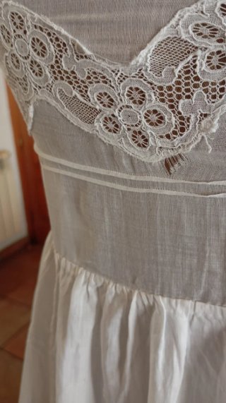 Vestido antiguo Victoriano.