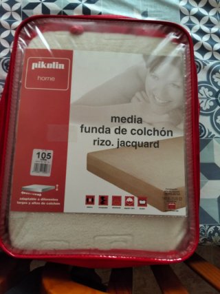 2 protectores de colchón y 1 funda algodón