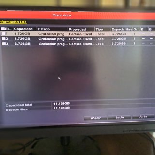 Grabador DVR Hikvision DS-7316HQHI-SH + 3 HDD 4TB
