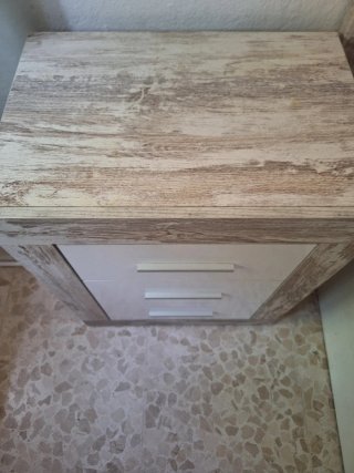 Cabecero 135cm y mesitas de noche