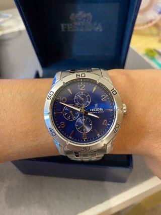 Orologio Festina Day Date F16606 Uomo Blu