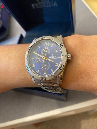 Orologio Festina Day Date F16606 Uomo Blu