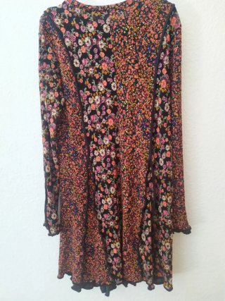Vestido midi estampado floral