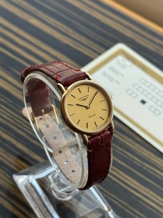 Reloj Longines Quartz Dorado Mujer