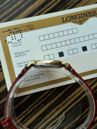 Reloj Longines Quartz Dorado Mujer