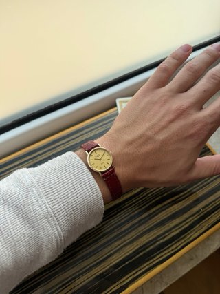 Reloj Longines Quartz Dorado Mujer