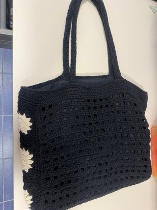 Bolso de playa de crochet