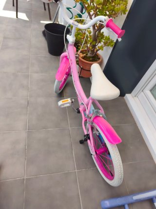 Bicicleta infantil niña rosa