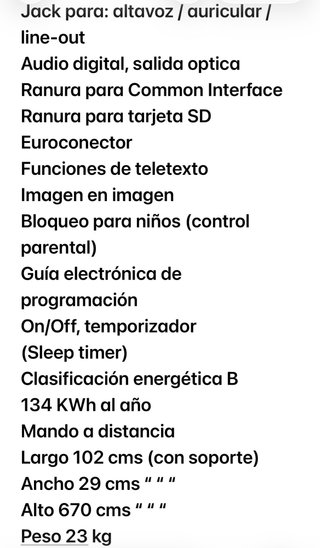 TV Plasma Panasonic Viera 42 con Mando