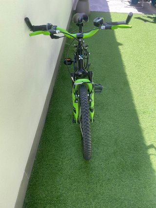Bicicleta Montaña 20 B'Twin Negra/Verde