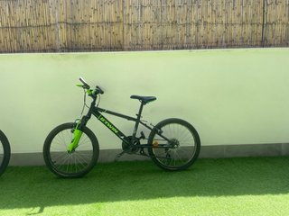 Bicicleta Montaña 20 B'Twin Negra/Verde