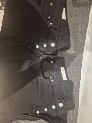 2 Pantalones Zara Negros Talla 44