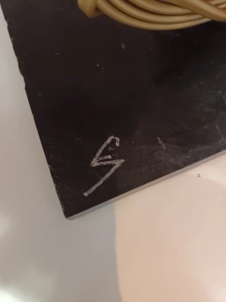 Lámpara de madera boj pulida