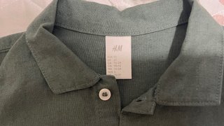 Camisa H&M niño verde