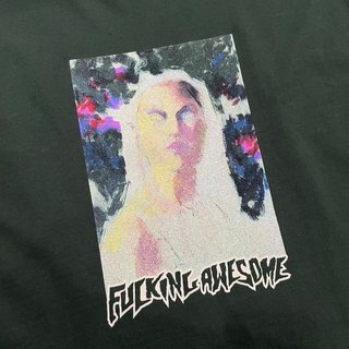 Camiseta Fucking Awesome XL Verde Estampada