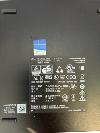 Dell OptiPlex 3020M / 3020 Micro PC