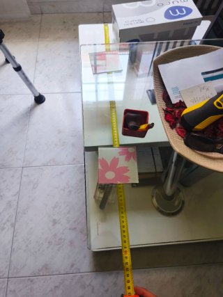 Mesa Centro Moderna Cristal y Madera