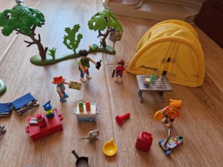 Lote Playmobil Camping y Paseo