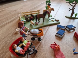 Lote Playmobil Camping y Paseo