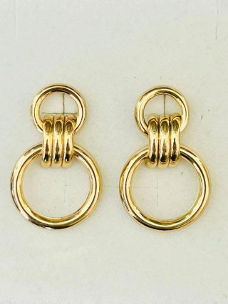 Orecchini vintage donna oro