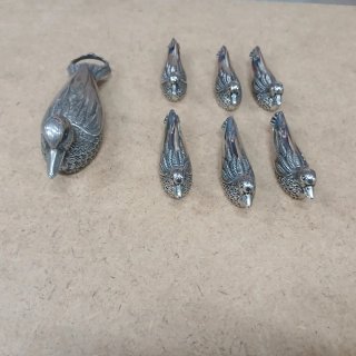Reposacubiertos  plateados  antiguos