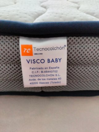 Colchón Cuna Bebé Blanco