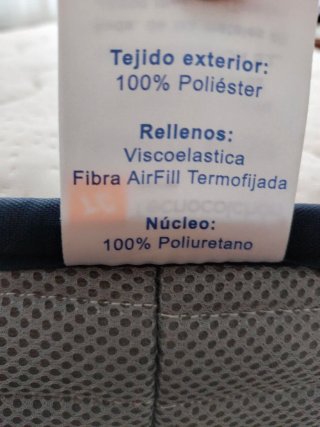 Colchón Cuna Bebé Blanco