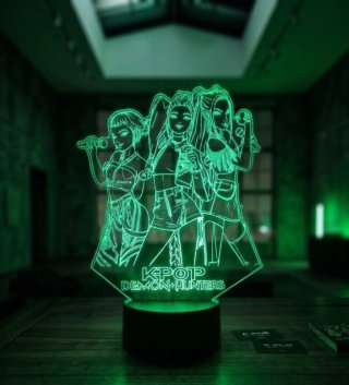 Lámpara LED 3D K-Pop Demon Hunters personalizable