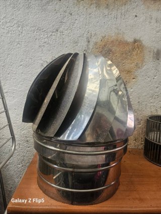 Sombrerete giratorio para chimenea