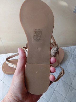 Sandalias Anna Field Beige/Dorado