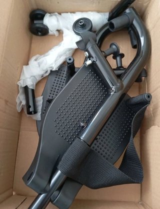 QUIRUMED Silla de ruedas eléctrica plegable
