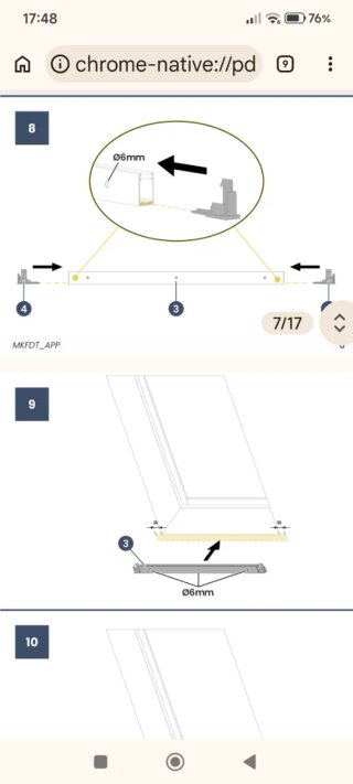 Mosquitera Velux GGL M08 enrollable