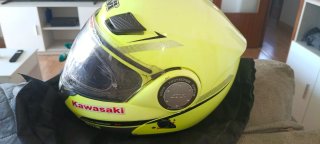 Casco modular Givi amarillo