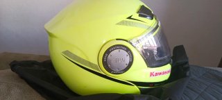 Casco modular Givi amarillo
