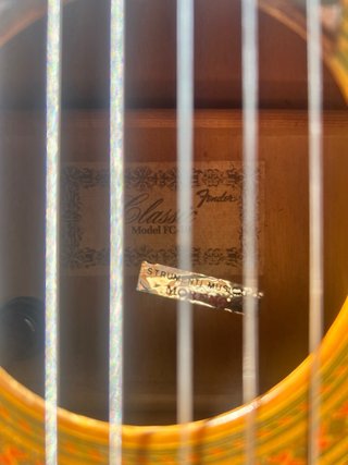 Guitarra Clásica Fender FC-10