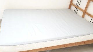 Letto doppio Ikea legno